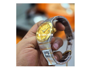 Omega Constellation Chronometer - Gold & Diamond Luxury Watch - 2