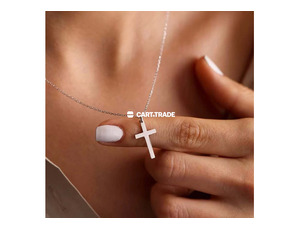 Minimalist Gold Cross Necklace - 2