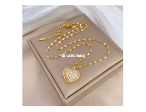 Gold Heart Necklace with Hidden Pearl – A Symbol of Love - 2