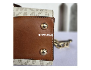 Pre-Owned Michael Kors Hamilton Bag – Chic Beige & Khaki Leather - 6