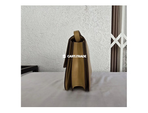 Pre-Owned Céline Khaki Leather Crossbody Bag - 2