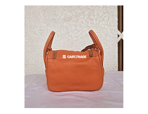 Pre-Owned Small Orange Leather Bag - 2