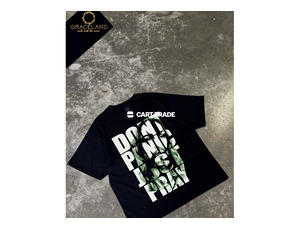 "DON'T PANIC, JUST PRAY" Graphic T-Shirt – Black Edition