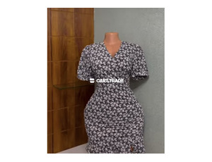 Small Floral V-Neck Dress