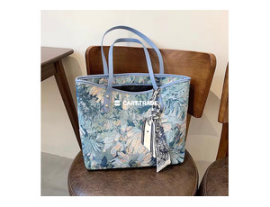 Floral Tapestry Tote Bag