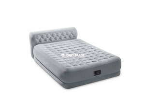 Intex Headboard Airbed With Built in pump.(Queen