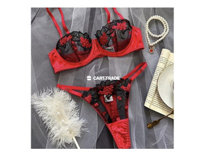Red lingerie sets