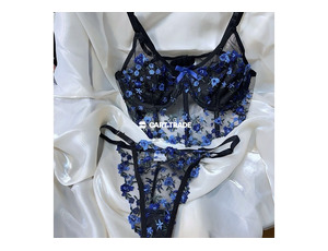 Floral blue summer wear
