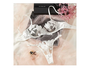 White lightweight lingerie set