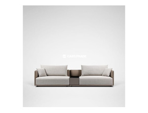 HOME FURNITURE MODERN FABRIC SOFA WITH MIDDLE MDF TABLE