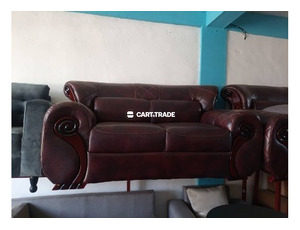 LEATHER LIVING SOFA - 2