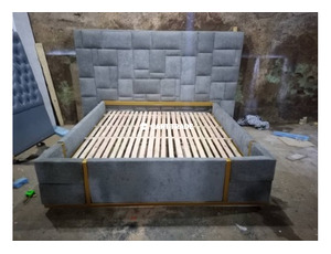A MODERN PATTERNED BED SET
