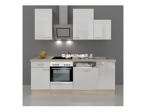 MODERN L SHAPED KITCHEN CHOCOLATE