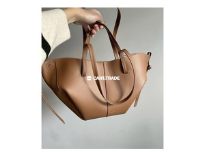 Polène Brown Leather Handbag