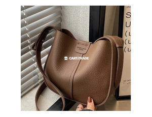 MODIER & BAGS Fashion Brown Leather Handbag