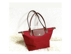 Longchamp Le Pliage Red Medium Tote