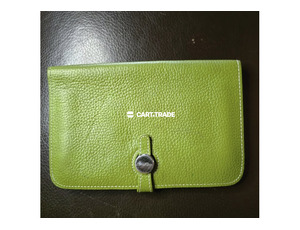 Casa Bon Green Leather Wallet