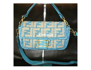 Pre-Owned Fendi Baguette Embroidered Small Bag