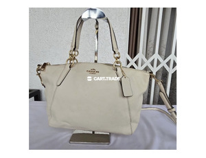 Pre-Owned Coach Beige Leather Handbag - 2