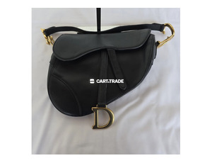 Owned Black Leather Shoulder Bag