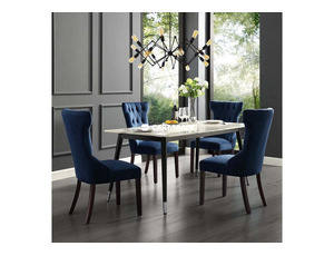 MODERN TUFTED HIGH BACK BAR CHAIR