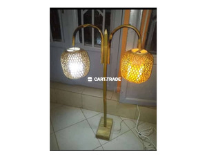 bamboo side lamp