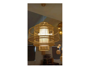Bamboo living room lamp