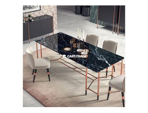 ITALIAN MODERN MARBLE DINNING TABLE