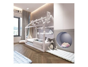 MODERN KID BED WITH HOUSE SHAPE