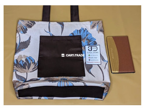 Chic Floral Tote Bag + Elegant Wallet