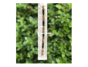 Black Braided Gold & Silver Accents – Modern & Stylish - 2