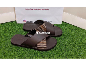 Crisscross Brown Sandals