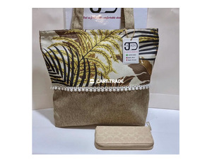 Stylish Tote & Wallet Set