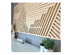 GEOMETRIC WOOD WALL ART