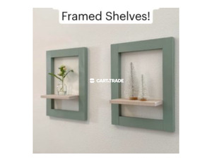 MODERN FRAMED SHELVES