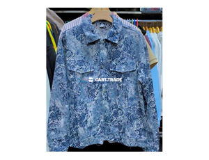 Elegant Blue Floral Jacket