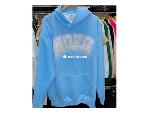 Light Blue Glitter Hoodie – NOEC Edition