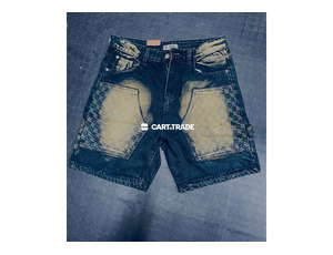 Distressed Denim Short