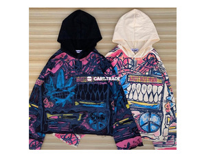 Vibrant Graffiti-Inspired Crop Jumpers