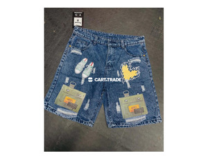 Blue Customized Denim Short