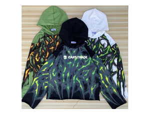 Vibrant Camouflage Hoodie and Accessories