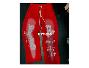 Red Graphic Sweatpants