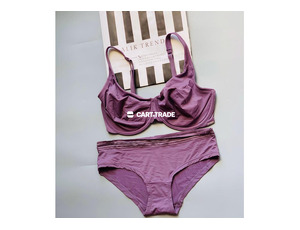 Elegant Purple Lace Lingerie Set