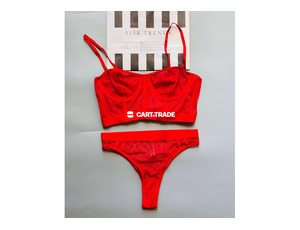 Red Lace Lingerie Set