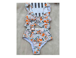 Floral Cut-Out Swimsuit