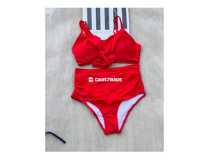 Red Wrap Bikini Set