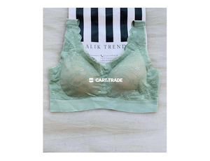 Green Lace Bra