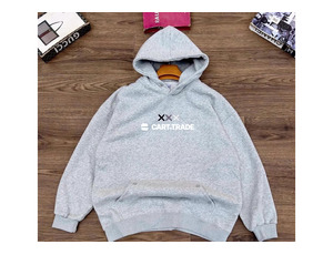 Gray Hoodie with Triple X Design