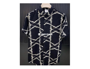 ZARA Geometric-Patterned Button-Up Shirt
