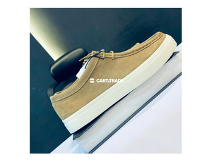 Tan Suede Sneaker with White Soles